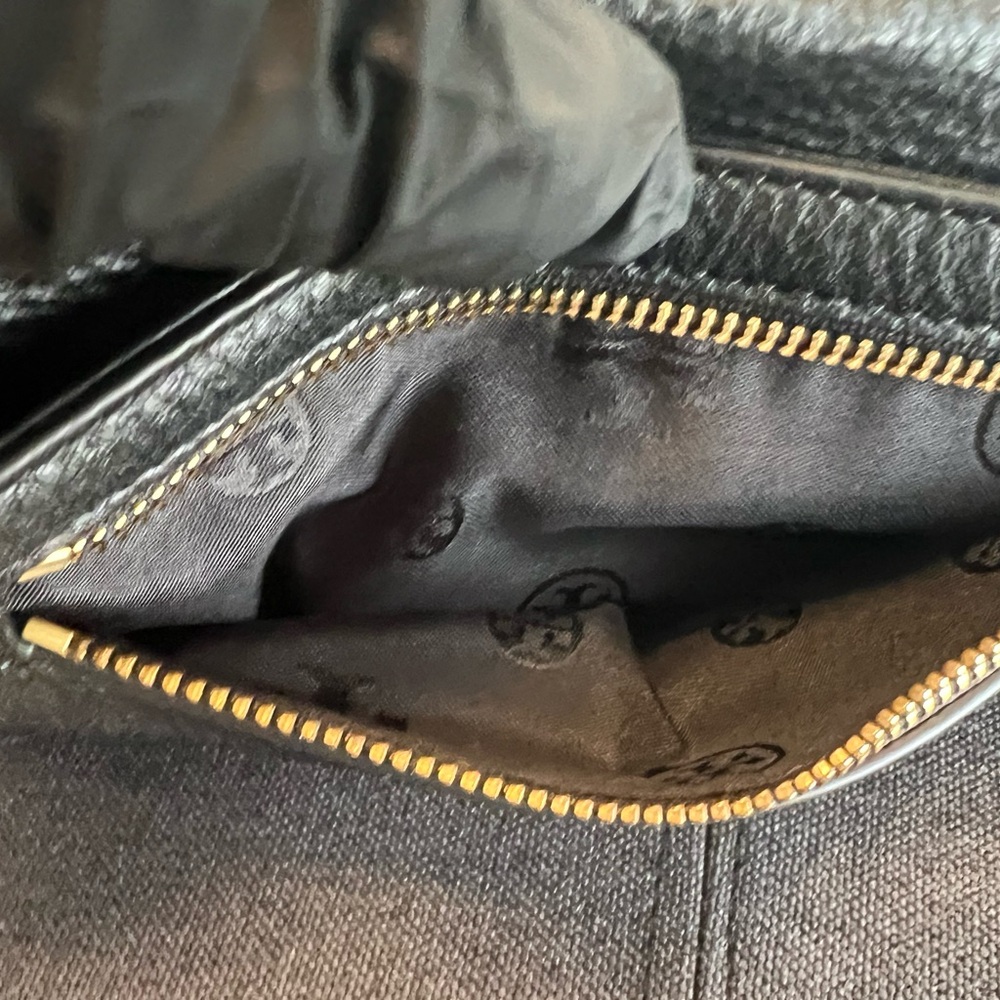Tory Burch Black Crossbody Bag with Gold Accents - Picture 7 of 10